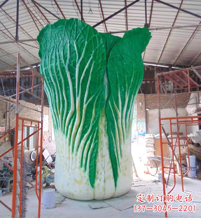 岳阳白菜铜雕塑