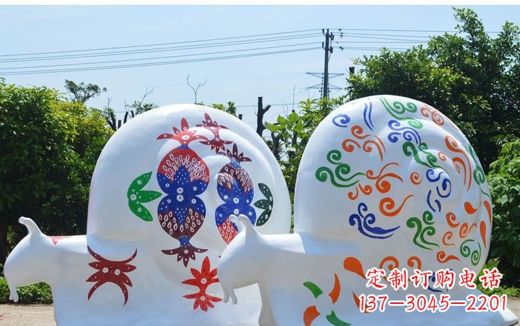 岳阳玻璃钢蜗牛一种精美的雕塑