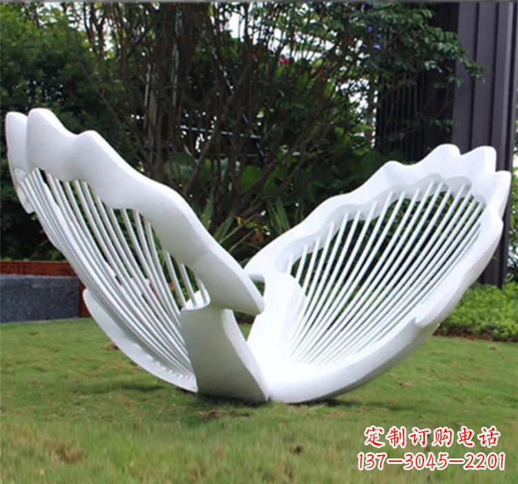 岳阳不锈钢贝壳雕塑艺术精品