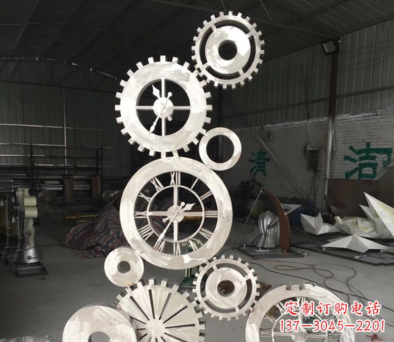 岳阳不锈钢齿轮雕塑艺术与科技的完美结合
