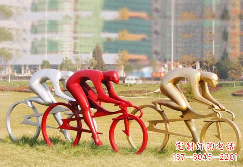岳阳不锈钢自行车雕塑