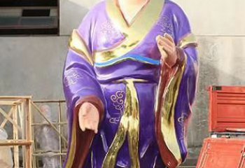岳阳玻璃钢宗教庙宇彩绘八仙神像