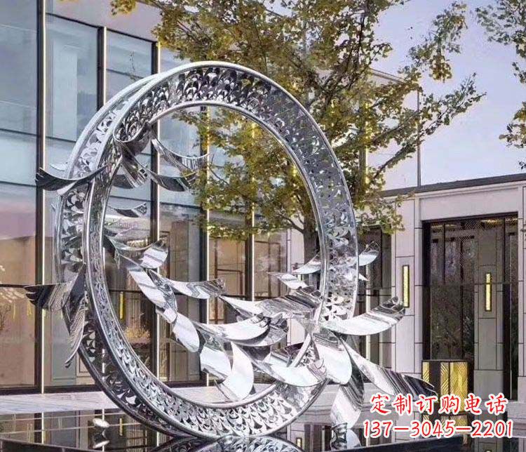岳阳大雁雕塑象征着永恒的美丽