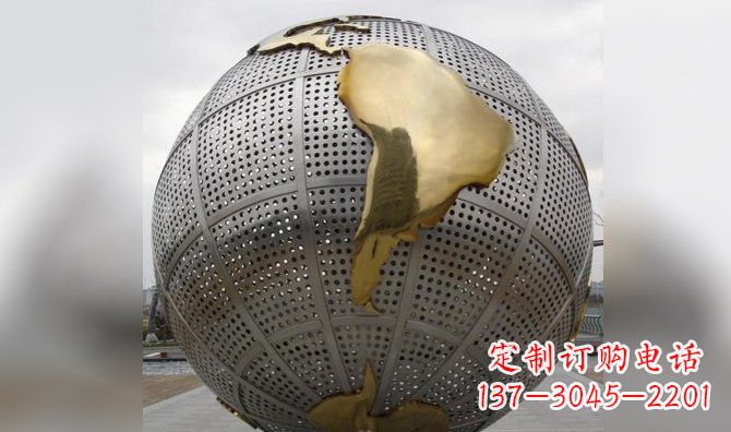 岳阳不锈钢地球雕塑传承人类文明的精神象征