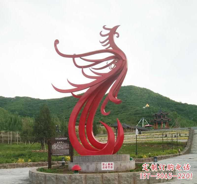 岳阳不锈钢凤凰展现古老文明的传承