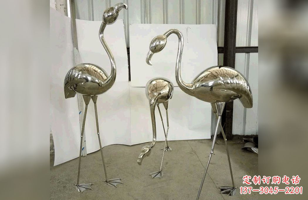 岳阳不锈钢火烈鸟——雕塑之美