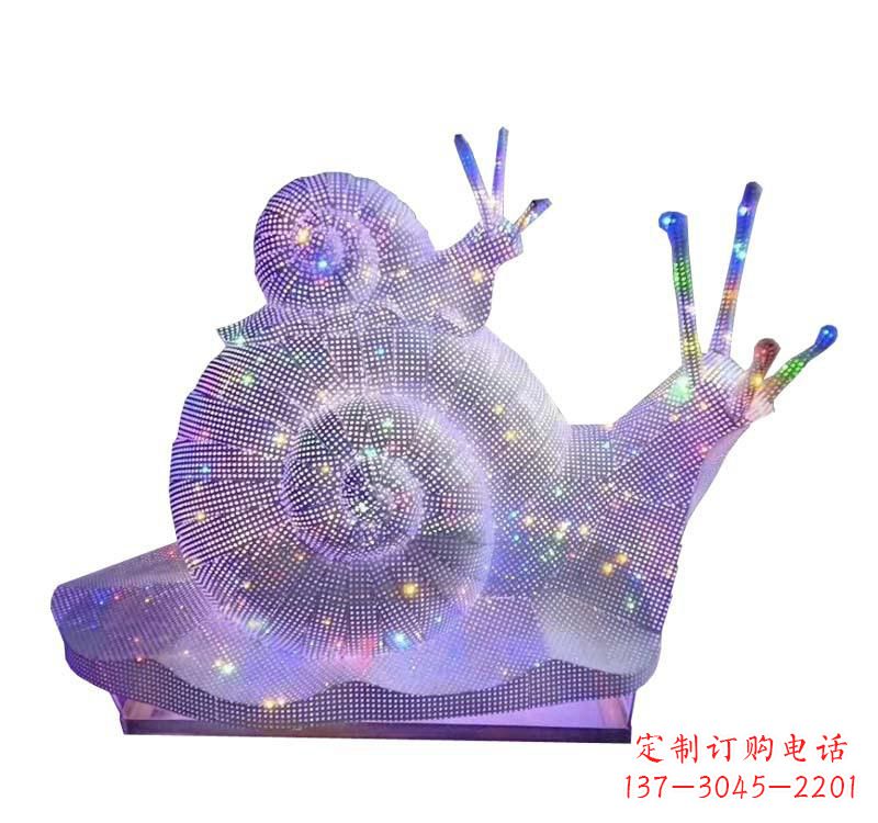 岳阳不锈钢蜗牛雕塑一件精美的艺术品