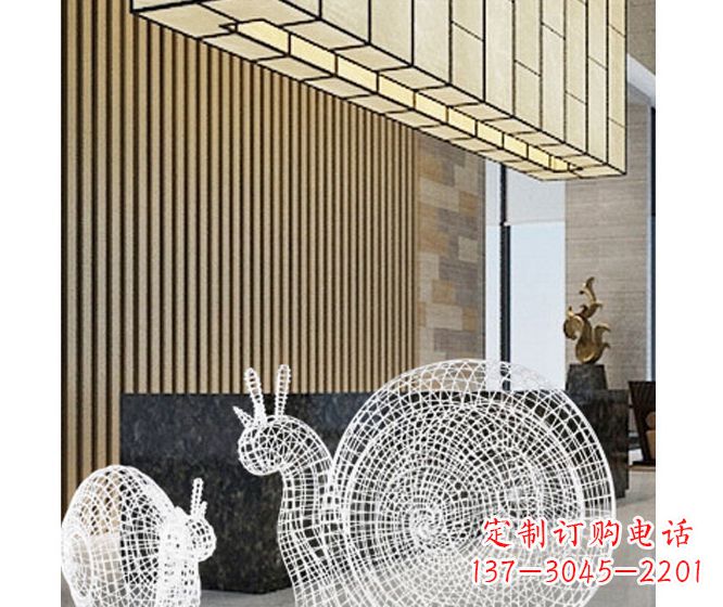 岳阳不锈钢蜗牛雕塑精致多姿
