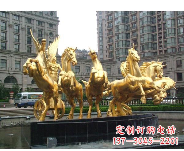 岳阳阿波罗的象征——青铜雕塑