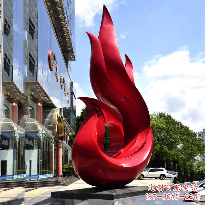 岳阳抽象不锈钢凤凰雕塑雕塑艺术的精美绝伦