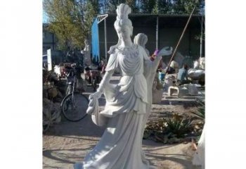 岳阳传奇女神嫦娥的雕塑