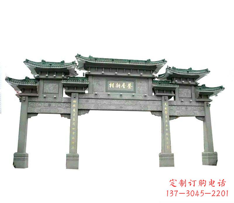 岳阳石牌坊雕塑——传承古老文化的精美杰作