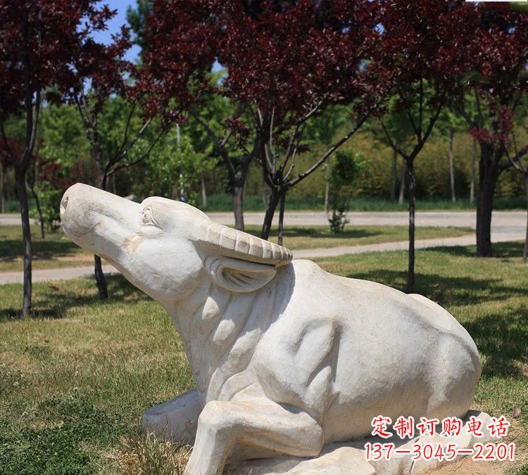 岳阳大理石动物雕塑传承文化的艺术精品