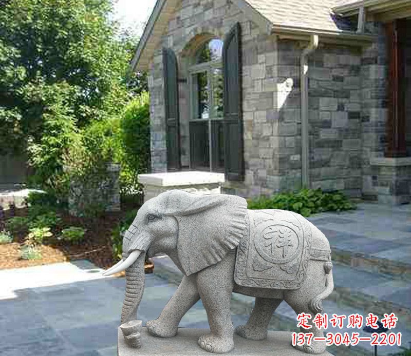 岳阳精美大象雕塑定制