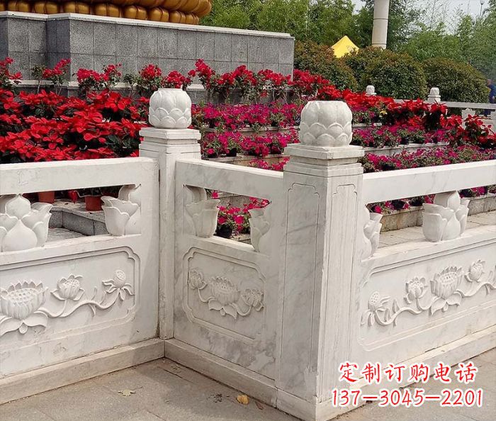 岳阳精美大理石旅游景区石雕栏板