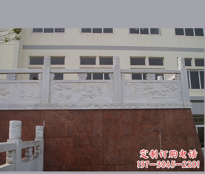 岳阳精致美观的大理石栏板雕塑