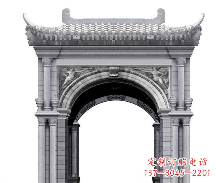 岳阳牌坊雕塑，精美绝伦，点缀品质生活