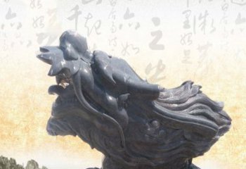 岳阳新潮大理石龙头雕塑