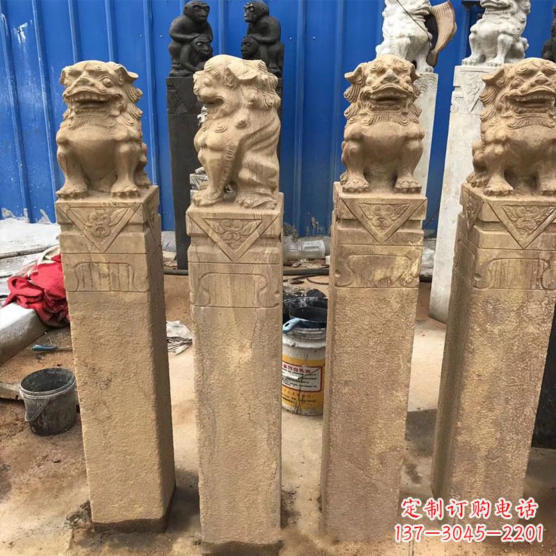 岳阳仿古拴马桩石雕塑——傅雕你的精美时光