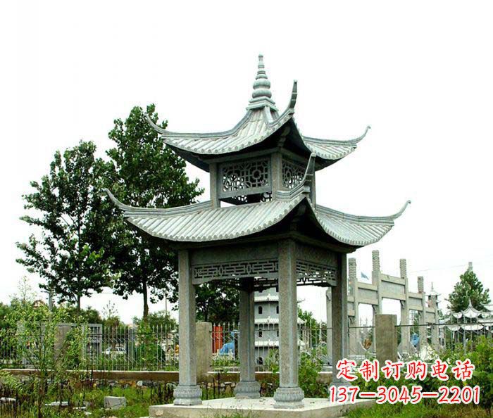 岳阳中领雕塑凉亭雕塑雕刻精美，展示经典
