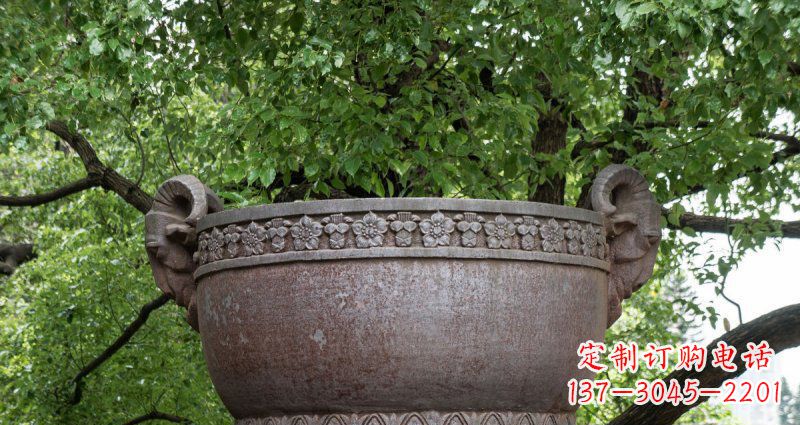 岳阳中领雕塑仿古水缸铜雕