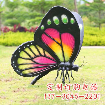 岳阳仿真蝴蝶_品红色款405x78x110