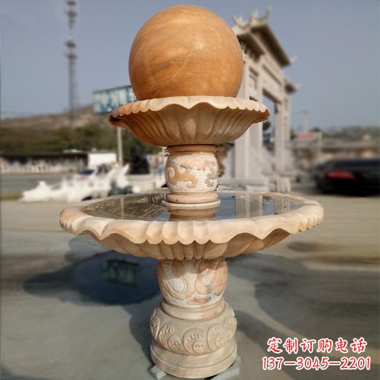 岳阳精致的风水球石雕塑