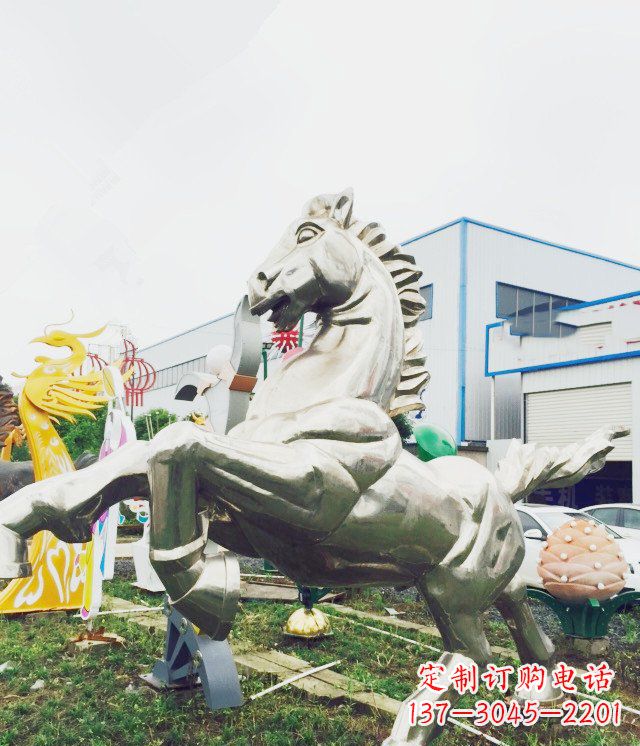 岳阳产品名称优雅的不锈钢雕塑——奔马