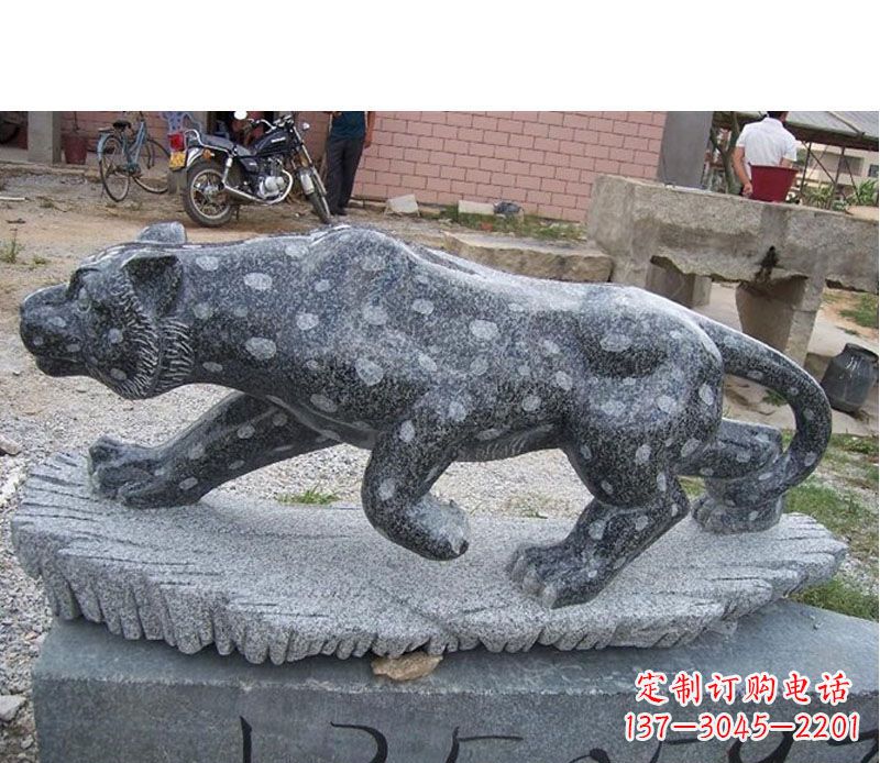 岳阳华美动物猎豹石雕