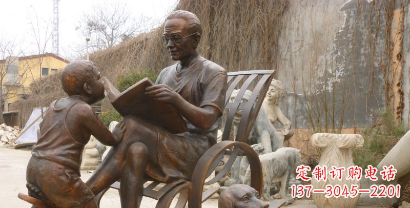 岳阳小孩雕塑,带来美好时光