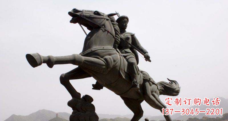 岳阳西方风格骑马雕塑