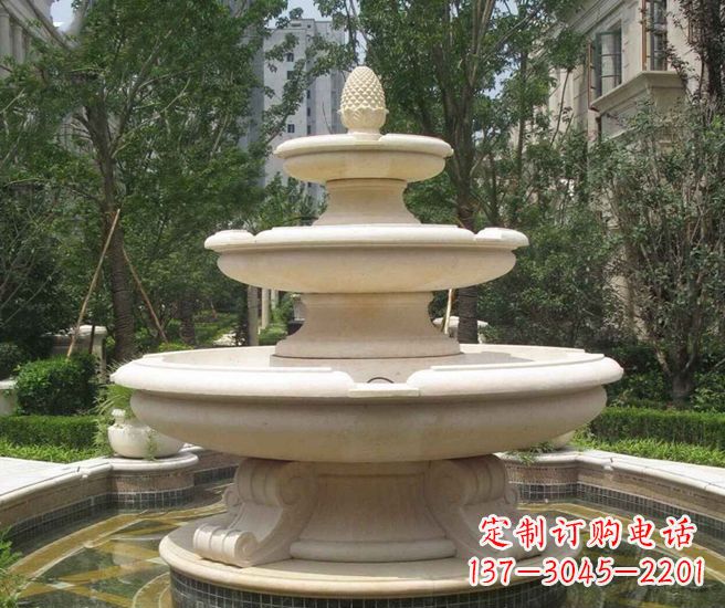 岳阳丰富精美的喷泉石雕