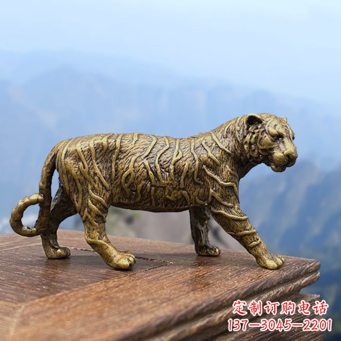 岳阳中领雕塑推出的复古铜老虎雕塑,为您带来古…