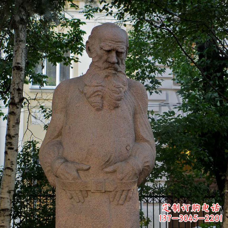 岳阳列夫·尼古拉耶维奇·托尔斯泰石雕名人