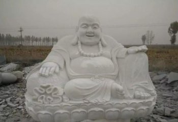 岳阳质感非凡的汉白玉弥勒佛雕塑