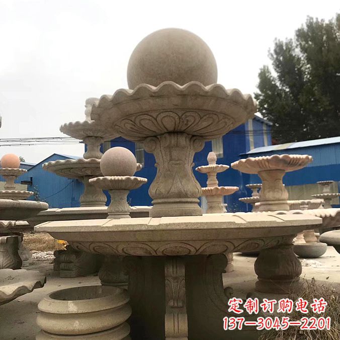 岳阳石雕风水球雕塑
