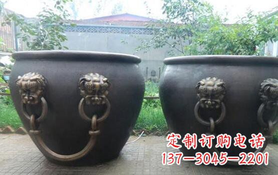 岳阳水缸寺庙景观铜雕