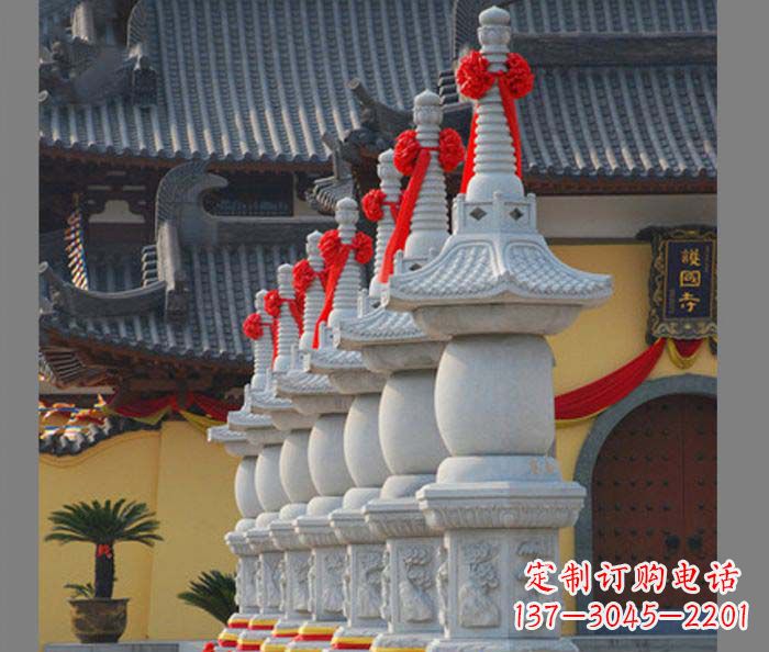 岳阳寺庙景观舍利塔石雕