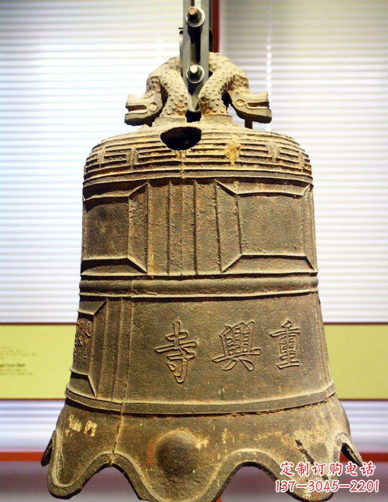 岳阳寺庙铜钟铜雕 