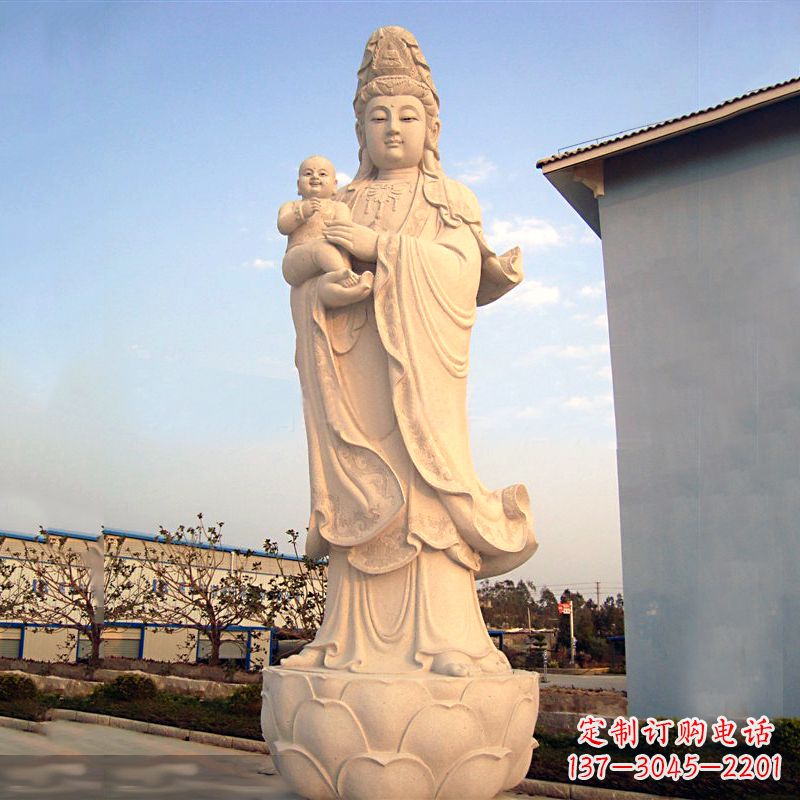 岳阳送子观音石雕