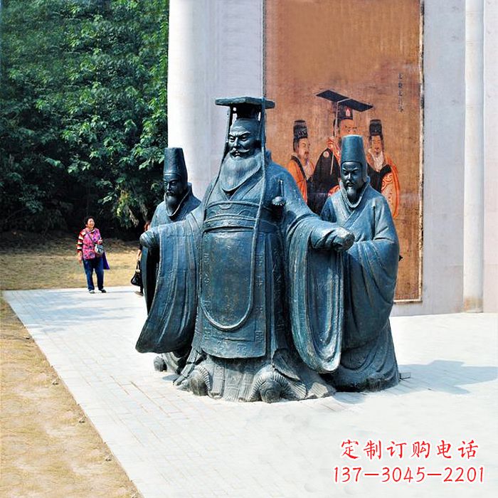 岳阳隋文帝杨坚景观雕塑