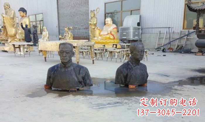岳阳陶行知半身像铜雕