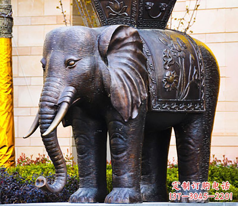 岳阳铜雕大象