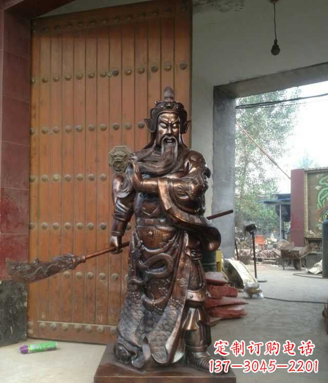 岳阳铜雕关公像