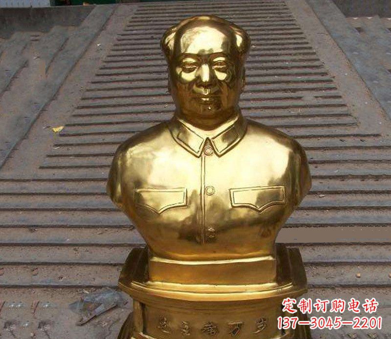 岳阳铜雕广场伟人雕塑摆件