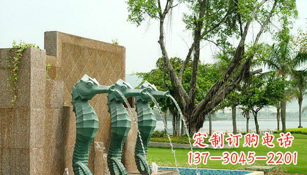 岳阳铜雕海马雕塑