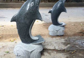 岳阳青石海豚雕塑--精致好看与象征意义一起令人惊叹