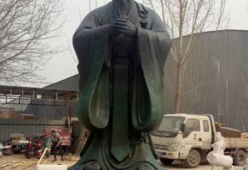 岳阳青铜孔子雕塑，传承中华优秀文化