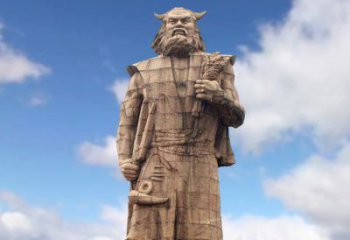 岳阳精美神农大型石雕像，由中领雕塑定制