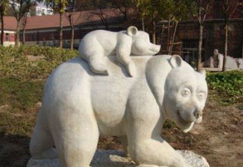 岳阳狗熊雕塑景观，给你一个精美园林